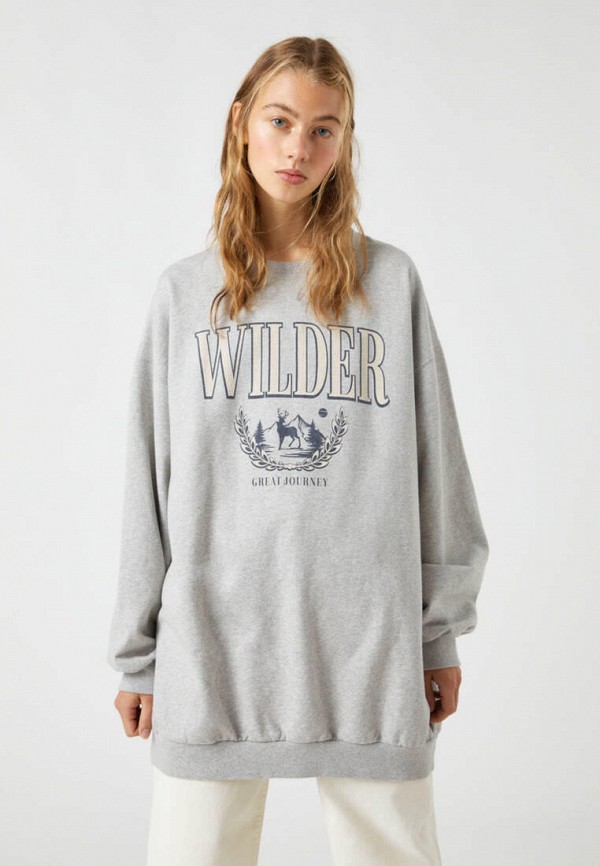 

Свитшот Pull&Bear, Серый