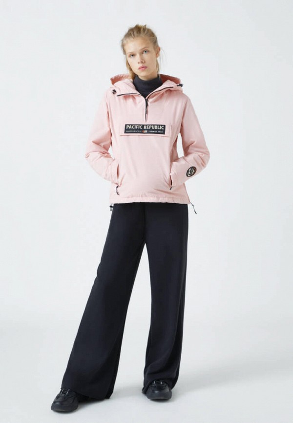 

Куртка утепленная Pull&Bear, Розовый, Join life
