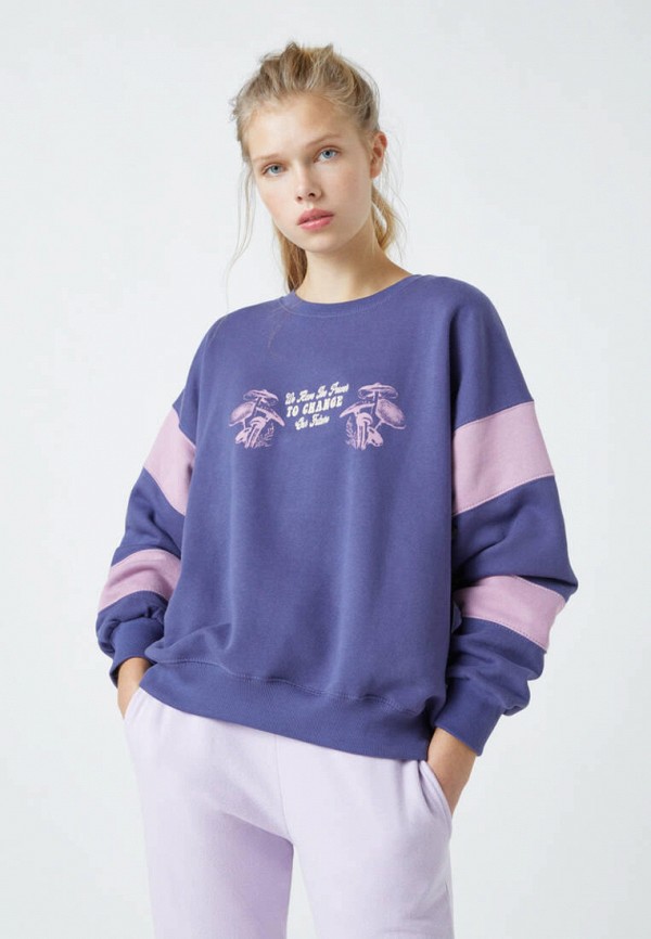

Свитшот Pull&Bear, Фиолетовый