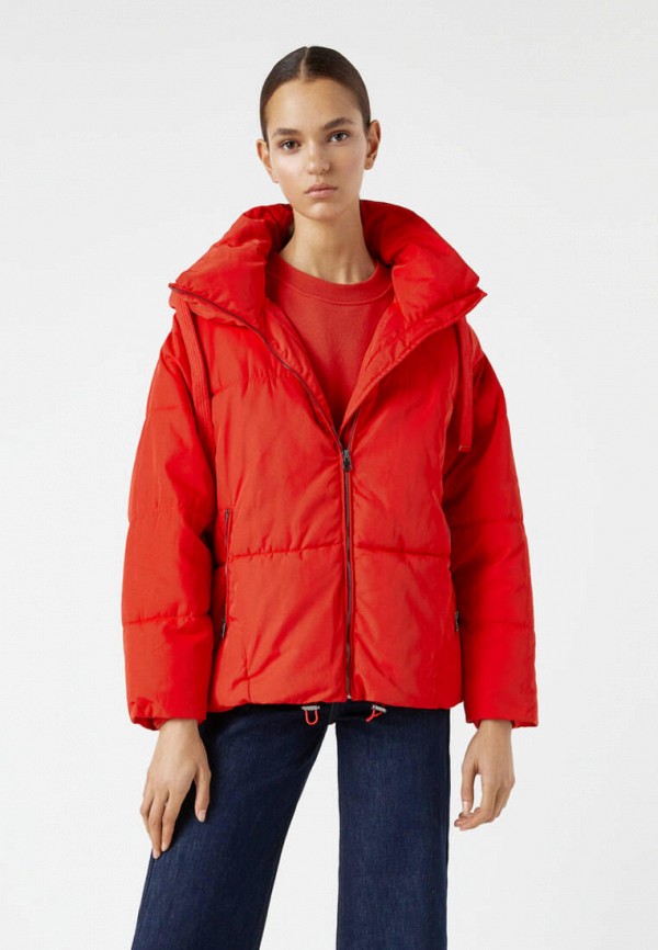 

Куртка утепленная Pull&Bear, Красный