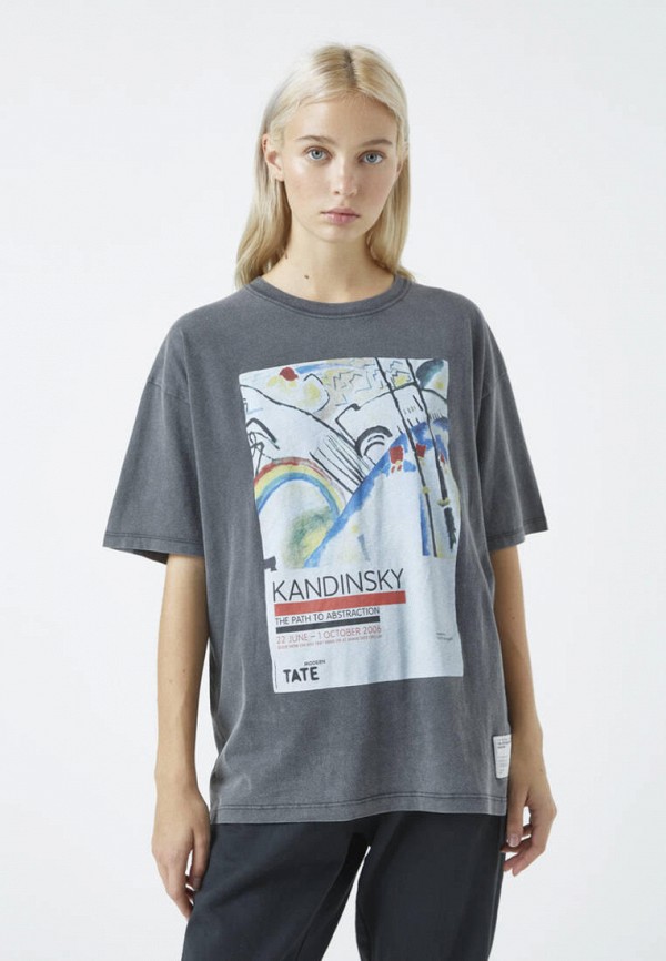 

Футболка Pull&Bear, Серый, UNIVERSAL, Join Life