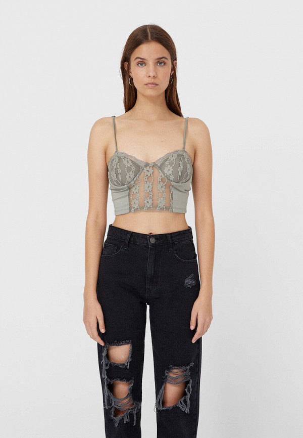 

Топ Stradivarius, Серый