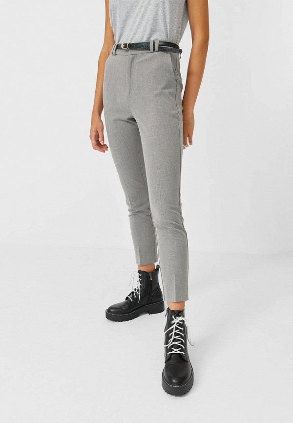 

Брюки Stradivarius, Серый