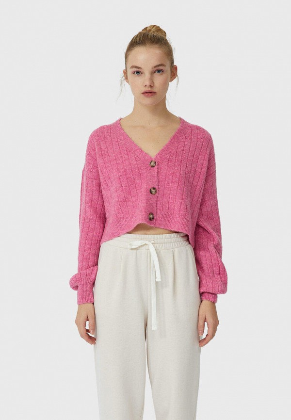 

Кардиган Stradivarius, Розовый