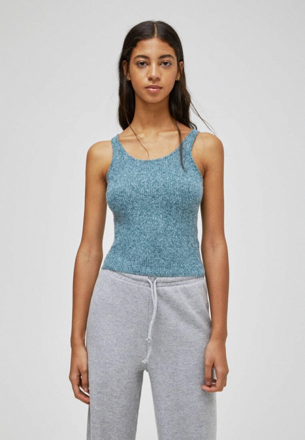

Топ Pull&Bear, Синий, Join Life