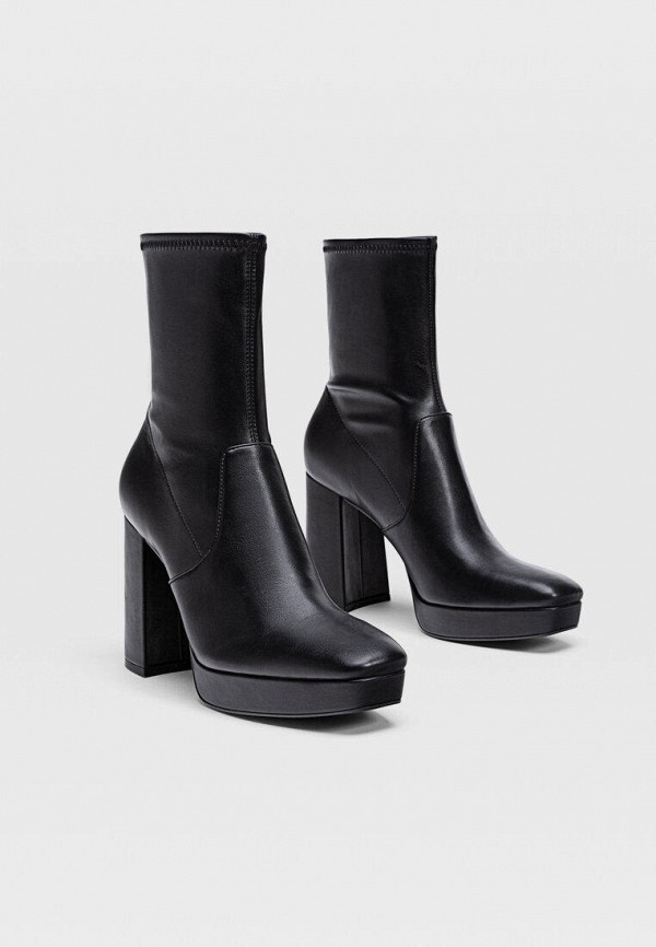 

Ботильоны Stradivarius, Черный