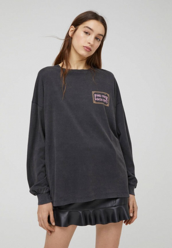 

Свитшот Pull&Bear, Серый, Join Life