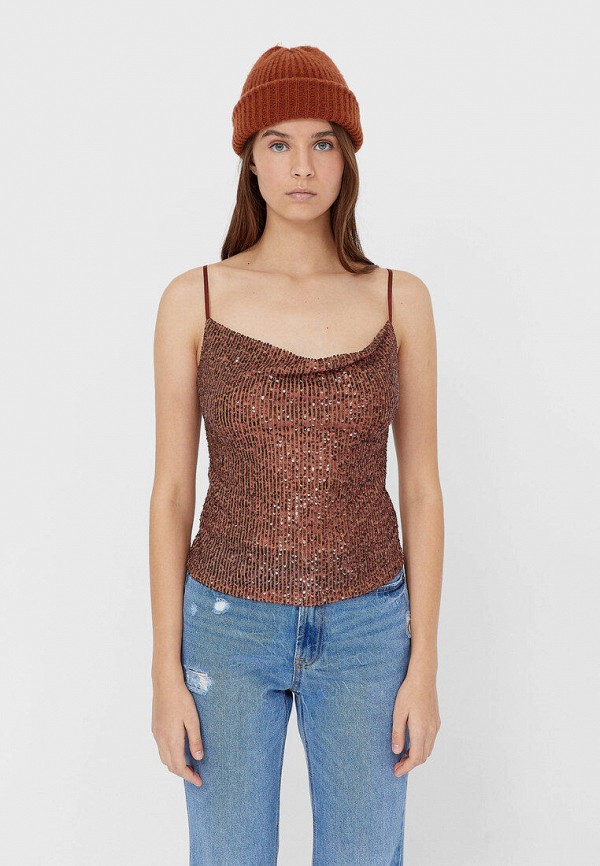 

Топ Stradivarius, Коричневый