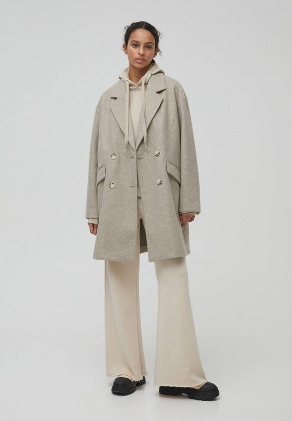 

Пальто Pull&Bear, Бежевый