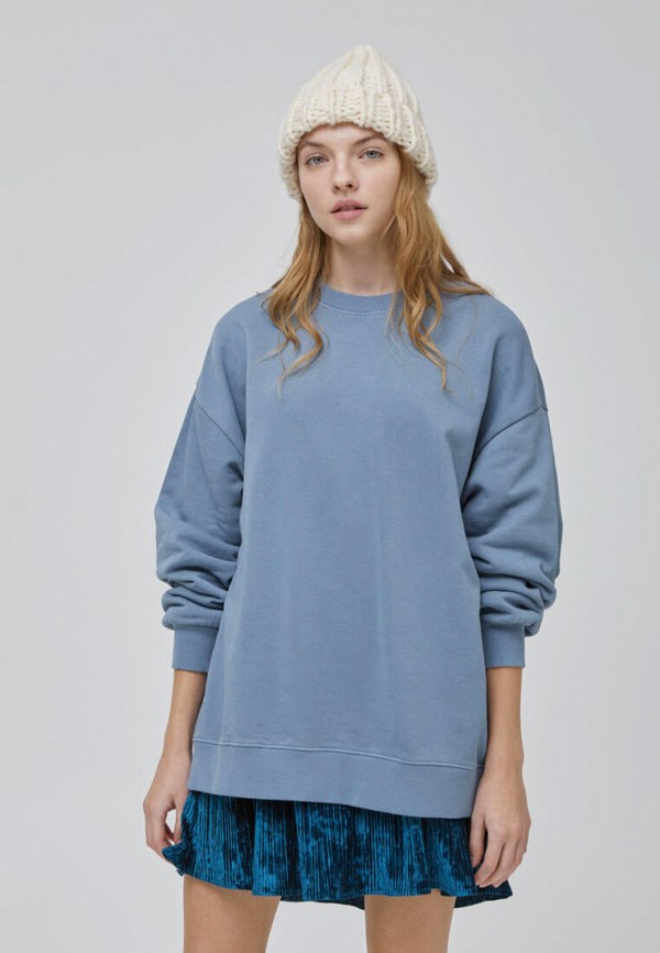

Свитшот Pull&Bear, Синий, Join Life