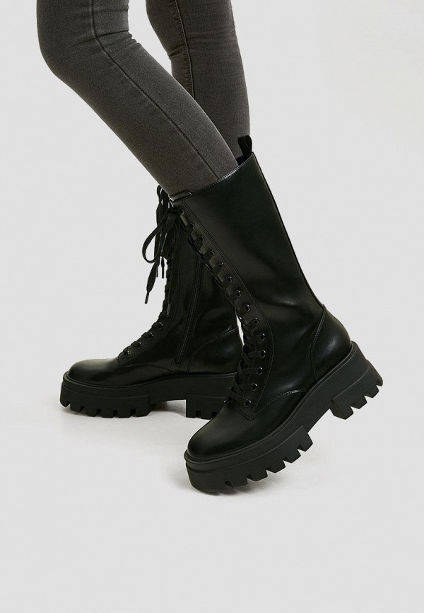 Ботинки Pull&Bear цвет черный  Фото 5