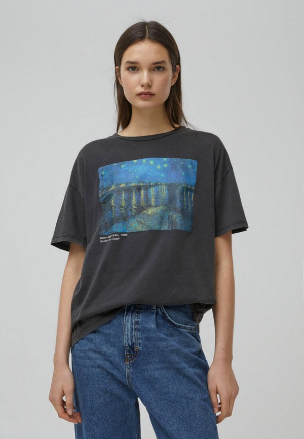 

Футболка Pull&Bear, Серый