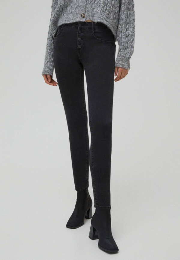

Джинсы Pull&Bear, Черный, PUSH UP Join Life