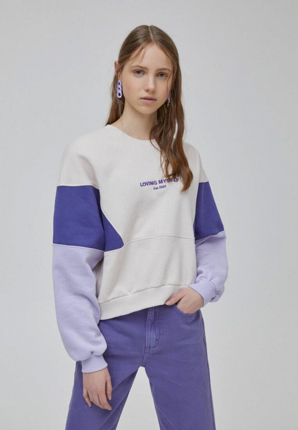 

Свитшот Pull&Bear, Бежевый