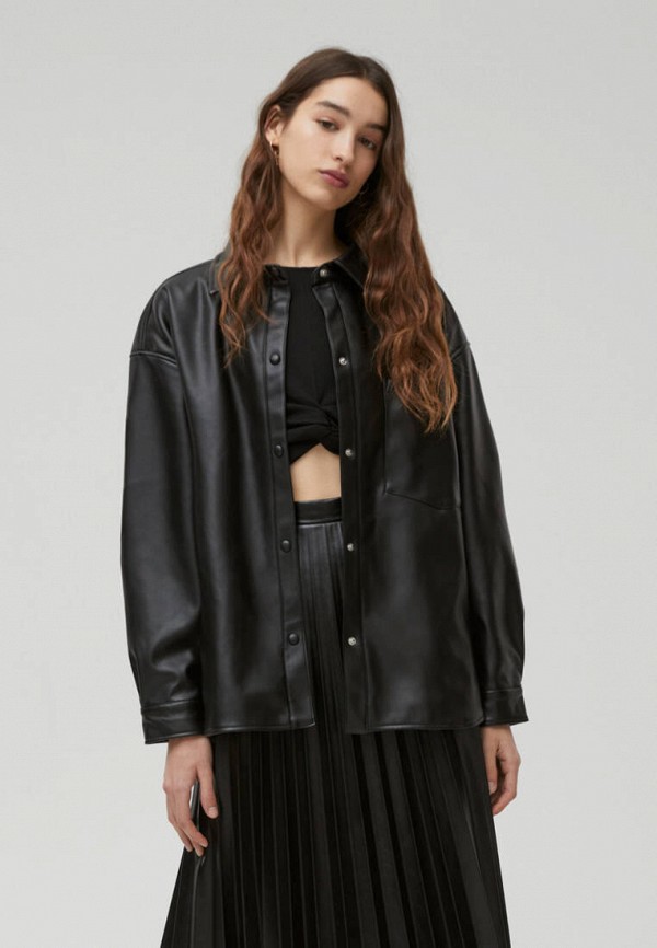 фото Куртка кожаная pull&bear