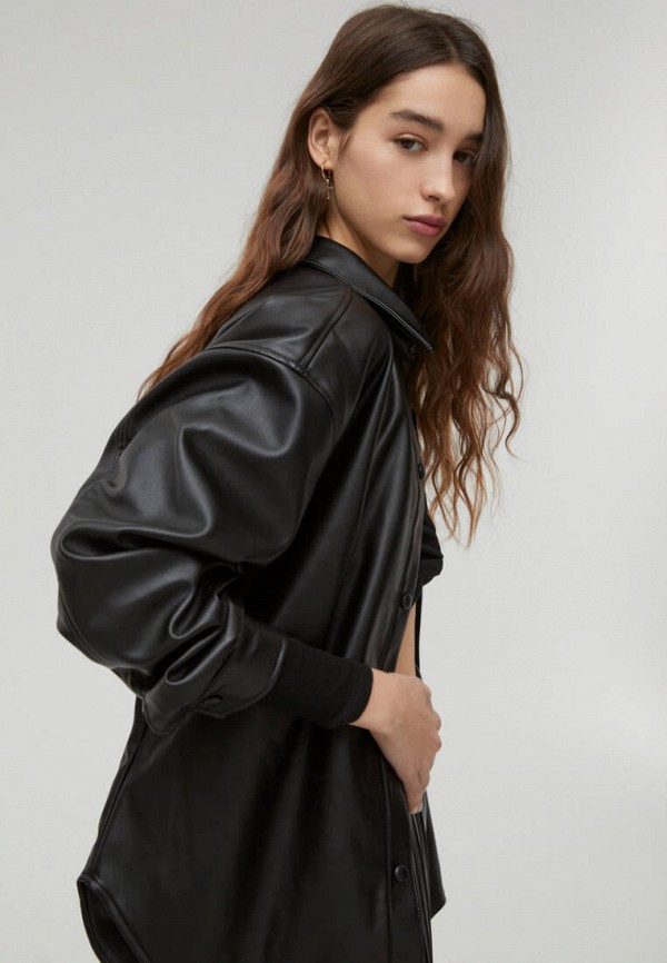 фото Куртка кожаная pull&bear
