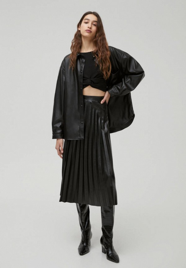 фото Куртка кожаная pull&bear
