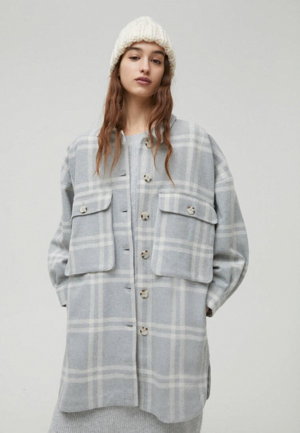 

Пальто Pull&Bear, Голубой