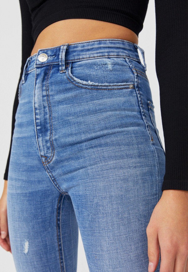 

Джинсы Stradivarius, Синий, DENIM SUPER HIGH WAIST