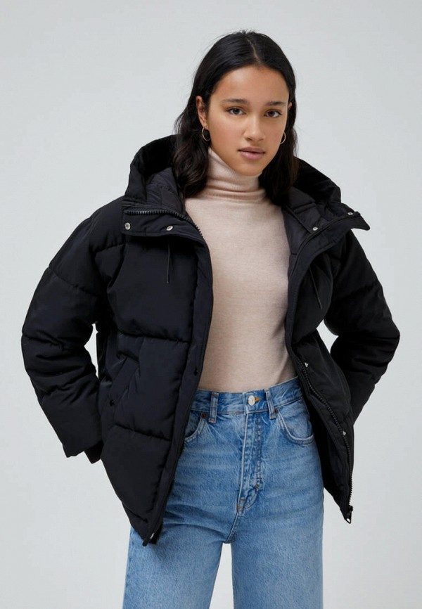 

Куртка утепленная Pull&Bear, Черный