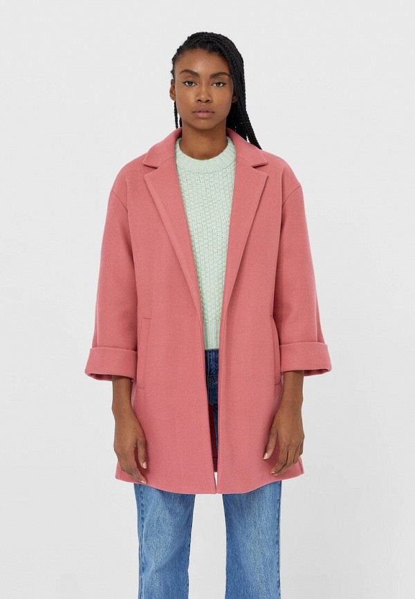 

Пальто Stradivarius, Розовый