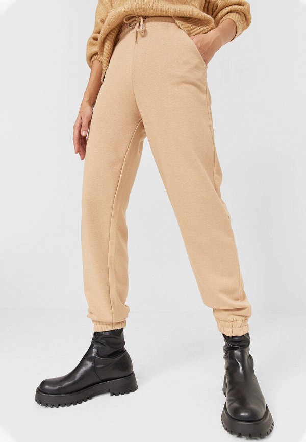 

Брюки спортивные Stradivarius, Бежевый