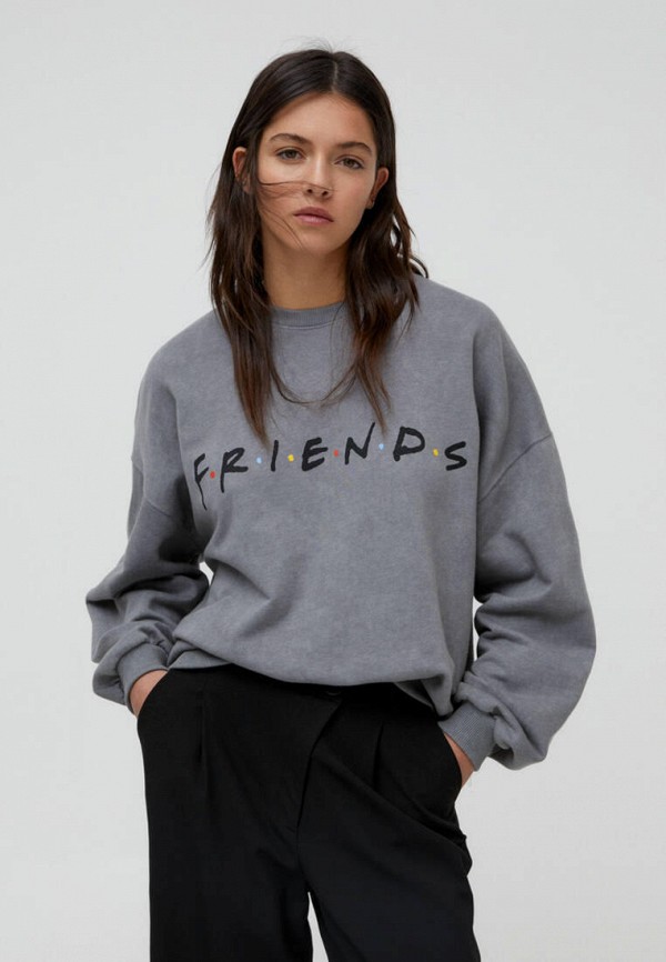 

Свитшот Pull&Bear, Серый