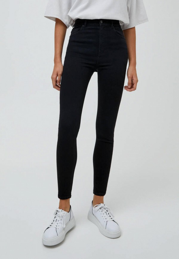 

Джинсы Pull&Bear, Черный, SUPERSKINNY HIGH WAIST