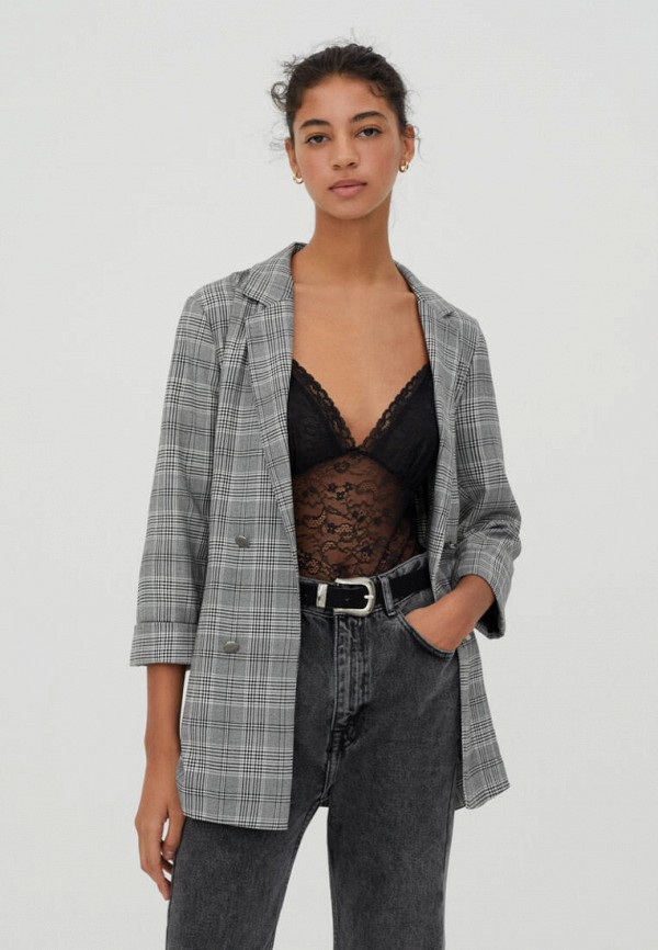 

Пиджак Pull&Bear, Серый
