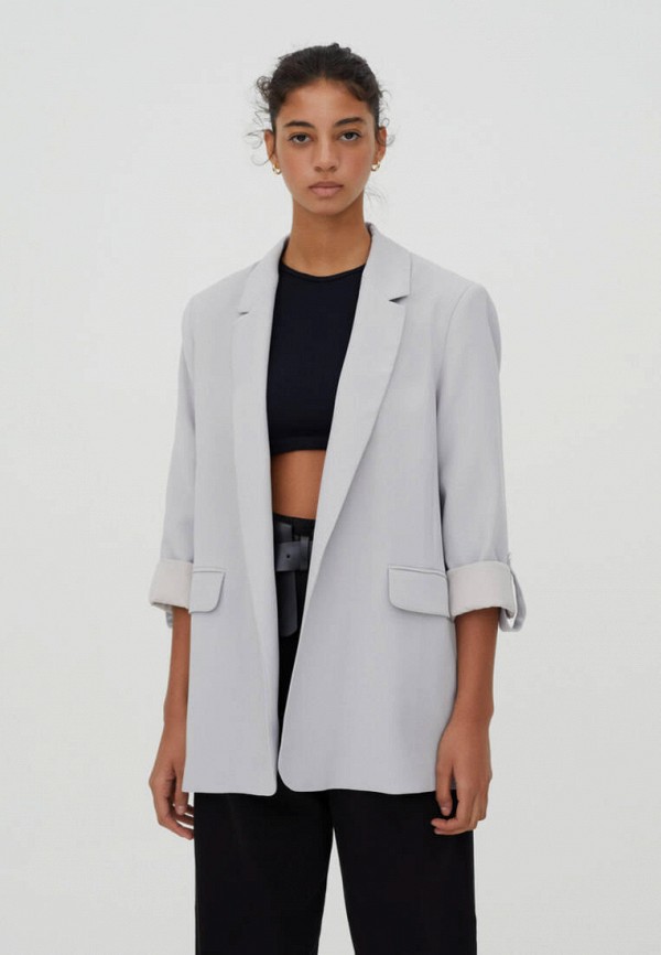 

Пиджак Pull&Bear, Серый, Join life