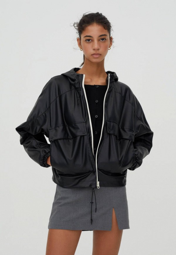 

Куртка Pull&Bear, Черный, Join life