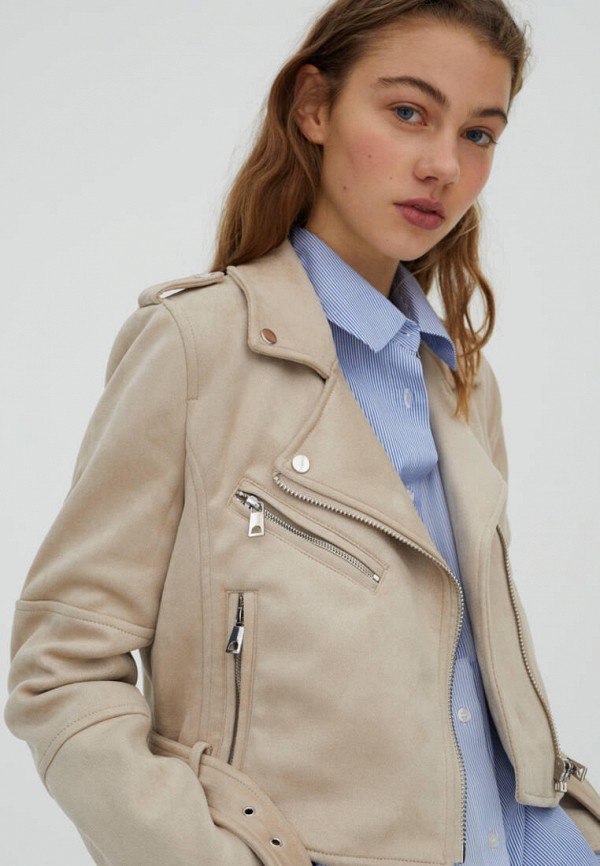 фото Куртка кожаная pull&bear