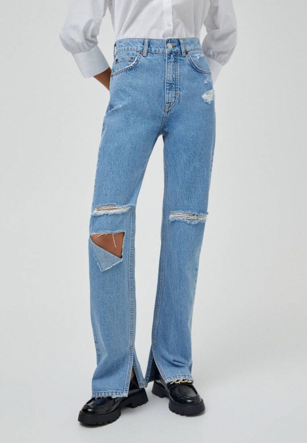 

Джинсы Pull&Bear, Голубой, REGULAR Join Life