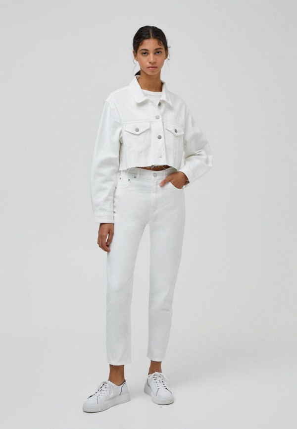 

Джинсы Pull&Bear, Белый, MOM Join Life
