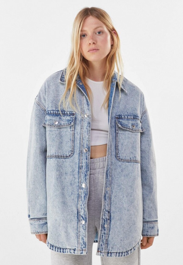 фото Куртка джинсовая bershka