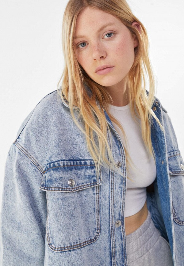 фото Куртка джинсовая bershka