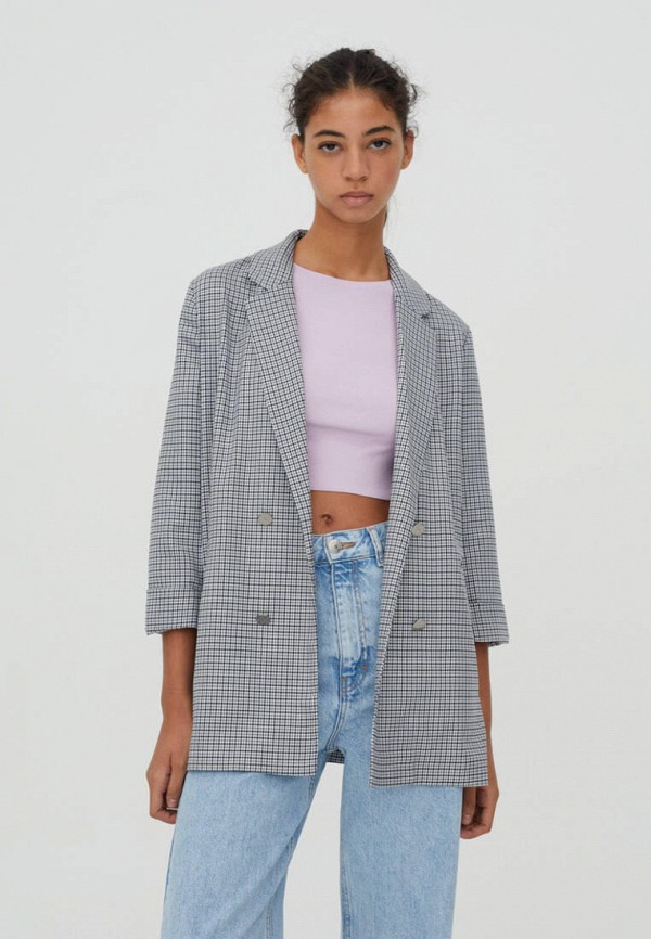 

Пиджак Pull&Bear, Серый