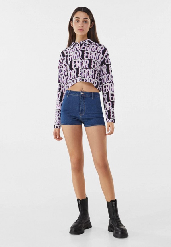 фото Шорты джинсовые bershka