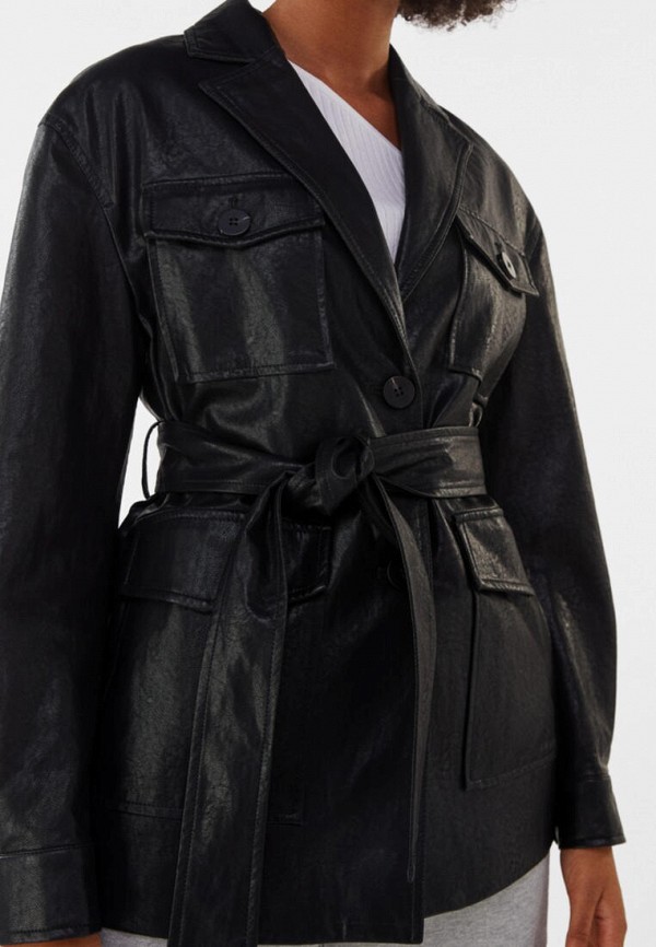 фото Куртка кожаная bershka