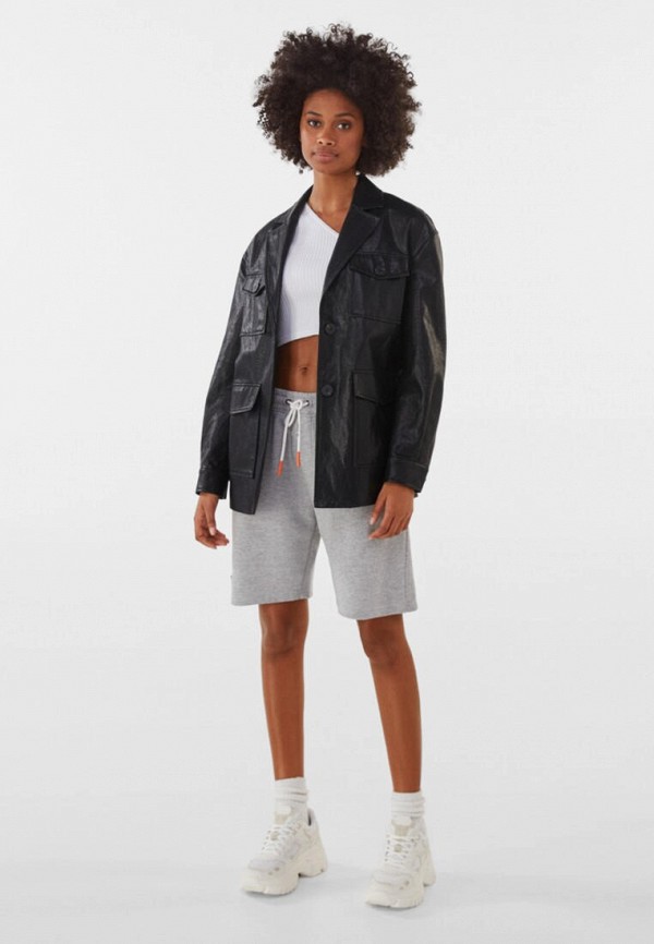 фото Куртка кожаная bershka