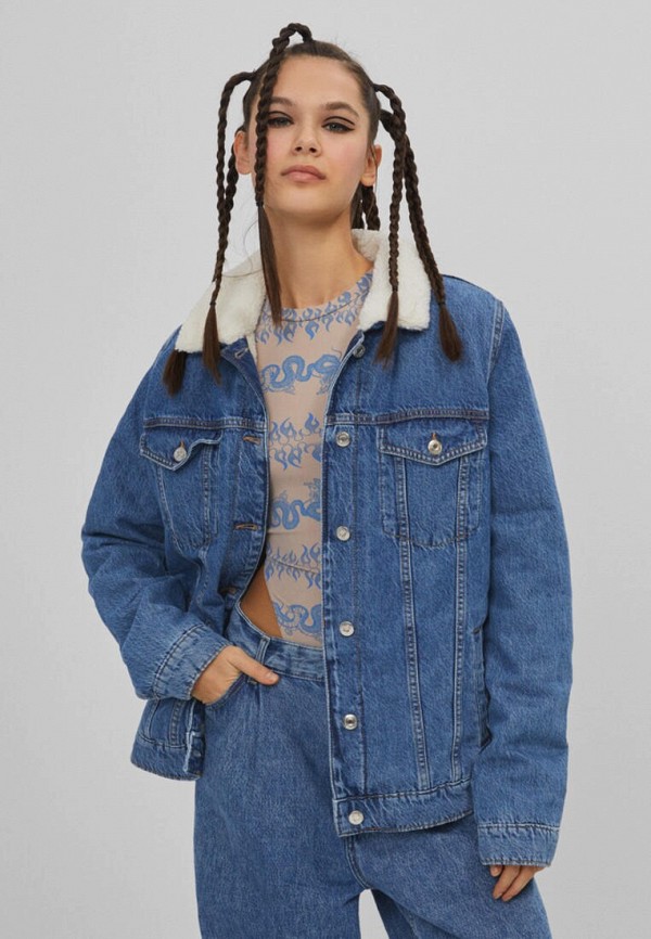 фото Куртка джинсовая bershka