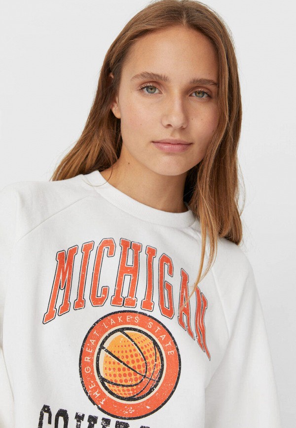 

Свитшот Stradivarius, Белый