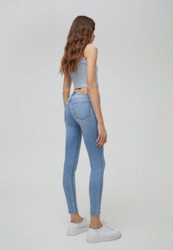 

Джинсы Pull&Bear, Голубой, SKINNY LOW WAIST Join Life