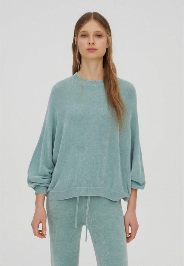 

Свитшот Pull&Bear, Бирюзовый, Join life