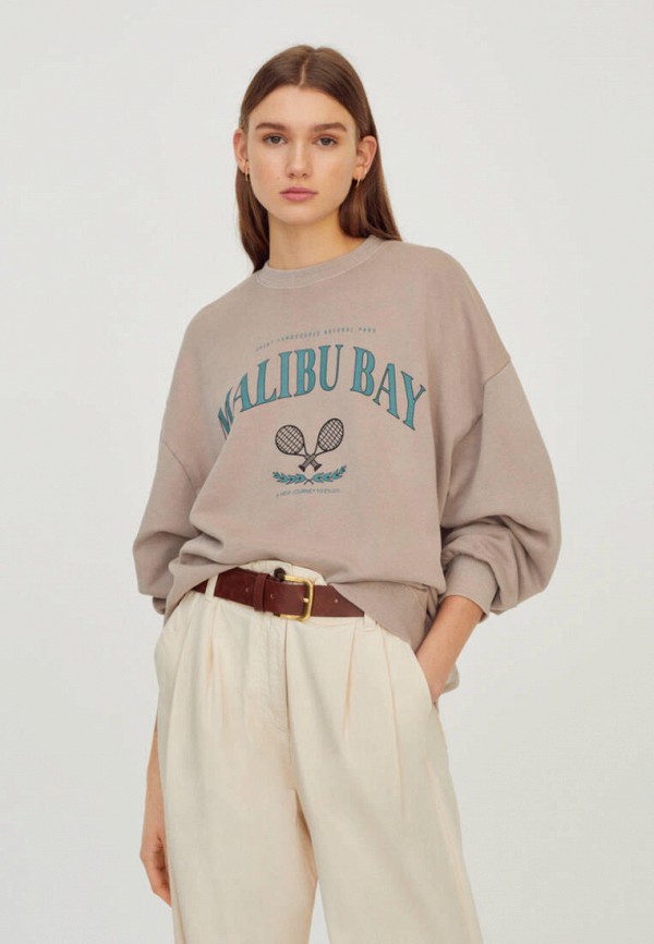 

Свитшот Pull&Bear, Бежевый
