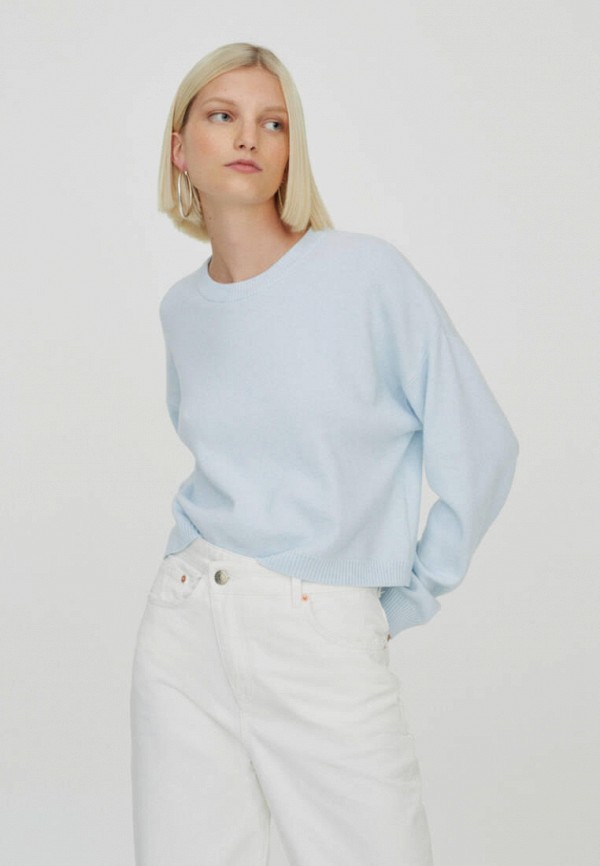 

Джемпер Pull&Bear, Голубой, Join life