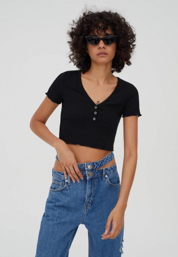

Топ Pull&Bear, Черный