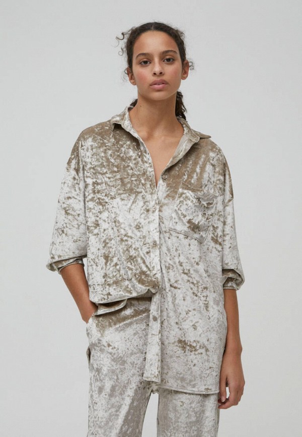 

Блуза Pull&Bear, Серый, Join life