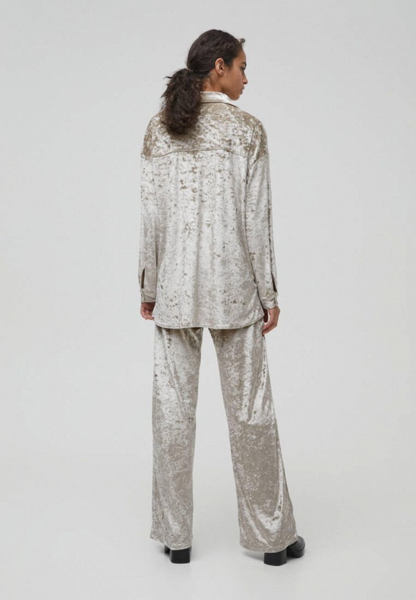 Блуза Pull&Bear цвет серый  Фото 3
