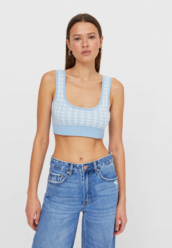 

Топ Stradivarius, Голубой